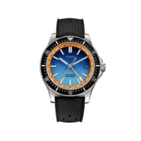 OEM 500 mètres montre de plongée pour hommes en acier inoxydable bracelet en silicone NH34 mécanique GMT mouvement cadran affichage pointeur 22mm bande