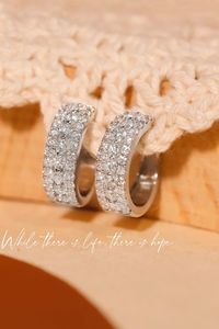 Pendientes de Oro de 18k de Lujo Xinfly, Juego de Joyería para Novia, Regalo de Boda con Diamantes, Hipoalergénicos y Duraderos para Piel Sensible - Product Image 4