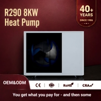 Pompe à chaleur monobloc R290 EVI Full DC Inverter air-eau pour chauffage au sol et eau chaude sanitaire