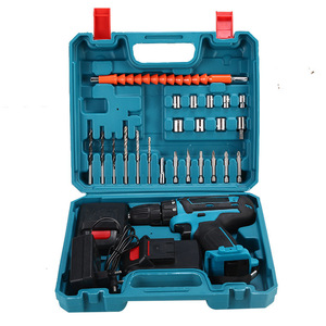 Offre spéciale perceuse électrique sans fil à vitesse variable visseuse à percussion outil de forage à batterie brossée max 10 mm OEM personnalisable - Product Image 5