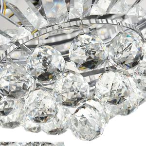Ventilador de Teto Retrátil de Cristal de 42\" com Luz <span class=keywords><strong>LED</strong></span> 72W Controle Remoto Design de Iluminação e Circuito 55*55*30cm - Product Image 6