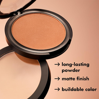 Poudre de contour minérale longue tenue personnalisable en usine pour marque privée, poudre fixante waterproof et matifiante