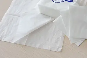 Embossed Airlaid Virgin Recycle White 2ply Restaurant 1/4 Fold Dinner Napkin Paper
