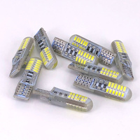 W5W 192 3014 24SMD Silikon gehäuse Breite Glühbirnen DC12V 3014 LED Auto Innenraum Lese lampe Begrenzung leuchte Canbus T10 LED