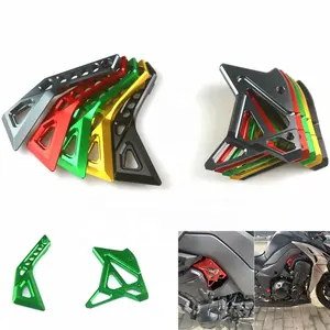 Motorbike CNC Aluminum Front Sprocket Chain Guard Cover Left Side Engine For KAWASAKI Z1000 2014-2019