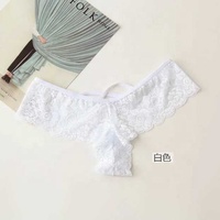X1511 grosir celana dalam erotis wanita intim Lingerie thong seksi renda bunga celana dalam pinggang rendah pakaian dalam wanita