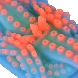 Nouveau Vibrateur Masseur à Friction et Stimulation Clitoridienne, Design Tentacules d'Octopus Colorés, pour Préliminaires et Jouets Sexuels - Product Image 1