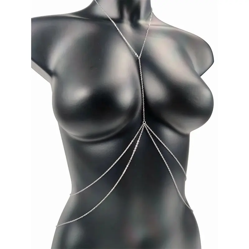 फैशन फैशनेबल श्रृंखला गहने सामान सेक्सी सरल पार शरीर श्रृंखला एकीकृत श्रृंखला