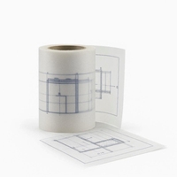 Película de Dibujo Digital CAD para Plotter, Película Mate de PET para Impresión de Inyección de Tinta, para Planos de Ingeniería e Impresión Técnica
