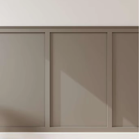 Kit de lambris PS-Design moderne étanche à l'humidité et à l'eau | Aspect bois/pierre | Panneau mural facile à installer pour le ménage