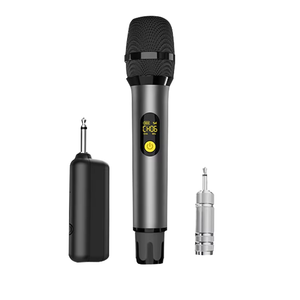 Microphone sans fil rechargeable à bande de U à fréquence réglable Microphone <span class=keywords><strong>pratique</strong></span> exquis de vente chaude - Product Image 3