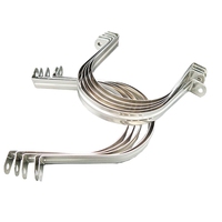 Sangle à deux trous Câble en forme de U Support en U Sangle de tube Clips de tension Sangle de tuyau rigide en acier inoxydable Fit Pipes Saddle Clamp