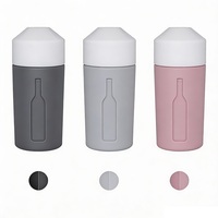 Refroidisseur de bouteille de vin et de champagne en acier inoxydable à isolation sous vide Emode, convient à la plupart des bouteilles de 750 ml, maintient au frais jusqu'à 6 heures