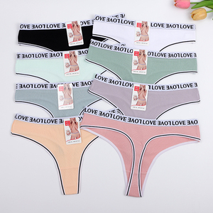 Per UOKIN di marca 2025 nuovo arrivo della fabbrica diretta all'ingrosso Sexy delle donne mutandine a vita bassa T-back di cotone biancheria intima personalizzata <span class=keywords><strong>Wai</strong></span> - Product Image 1