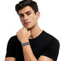 Nouveau bracelet de montre en nylon élastique avec boucle magnétique pour Google Fitbit Air