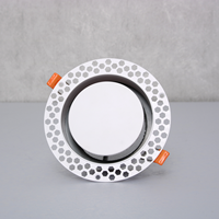 Diffuseur d'air rond encastré, grille de ventilation de plafond réglable, installation facile pour système de ventilation