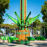 Manège de jeu d'attraction de fête foraine, Tour de balançoire, Chaise volante, Équipement de parc d'attractions extérieur