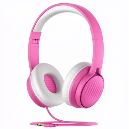 TuneFlux Upgraded Kids Headphones Wired Active Noise Cancellation 85dB Limited Volume Portable Foldable Stereo Sound
