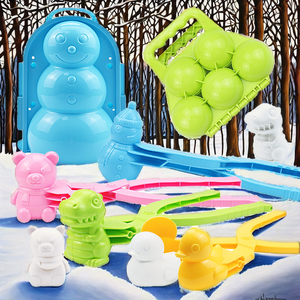 Chengji Jeu d'extérieur d'hiver pour enfants, amusant, fabricant de boules de neige, clip d'extérieur d'hiver, clip à neige, combat de boules de neige, ensemble <span class=keywords><strong>interactif</strong></span> - Product Image 2