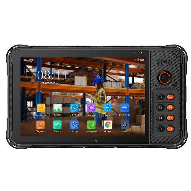 China 8 Inch Android 4G+64G Industrial Tablet 1920*1200 Resolution Capacitive Screen Handwriting Supported Octa Core 4GB Memory