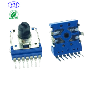 โพเทนชิโอมิเตอร์แบบหมุนแนวนอนคุณภาพสูง 7 ขา รุ่น a103 10K 50k 100k 11 มม. แบบสเตอริโอ 1k 5k 10k 20k 50k ยี่ห้อ Alps สำหรับปรับระดับเสียง - Product Image 1