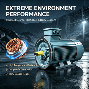 Moteur asynchrone triphasé YE3-355M1-4 100 % cuivre 1,6 tonne 340 CV 250 kW pour usine de broyage de minerai à usage intensif - Product Image 2