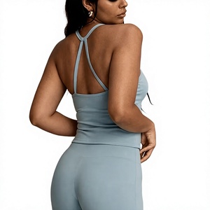 Women's 2-Piece Pink Solid Knitted Lounge Set V-neck Sleeveless Crop Top Shorts Elastic Waist Breathable Casual Summer Wear High - Product Image 3