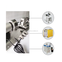 Automatisches Drehindexierungs-Set 80mm Hohl-Drehtisch mit pneumatisch unterstütztem Reitstock, Digitalsteuerung für kompaktes Fräsen