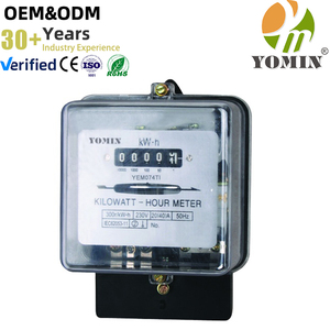 Medidor de Energía Monofásico Analógico Eléctrico de 50HZ 127V 230V KWH para Instalación en Panel Frontal con Cubierta Transparente de PC - Product Image 1
