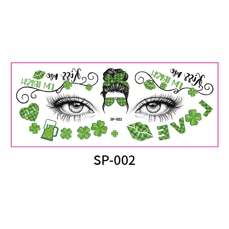 Irish face patch sp-002 - 65*160mm