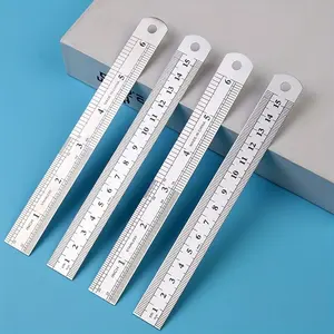 220x20x2mm Drawing Ruler Easy To Read With Aluminum Alloy Parallel Straightedge Measurement Tool