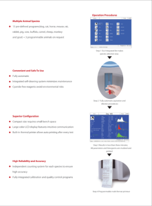 Analyseur d'hématologie automatique vétérinaire Mindray BC-2800 vétérinaire analyseur d'hématologie en 3 parties pour clinique pour animaux de compagnie - Product Image 5