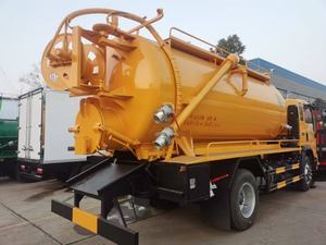 Camión de Succión de Aguas Residuales y Lodos de Alta Presión Dongfeng, Diésel Manual, 10 Metros Cúbicos, con Emisión Euro 6 - Product Image 3