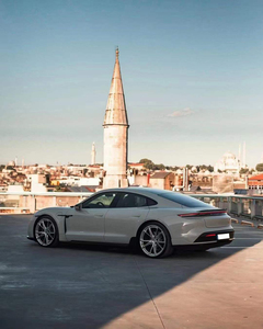 Kit de carrosserie en Fiber de carbone Runde lèvre avant diffuseur arrière becquet jupes latérales pour <span class=keywords><strong>Porsche</strong></span> Taycan mise à niveau <span class=keywords><strong>Techart</strong></span> Style de haute qualité - Product Image 5