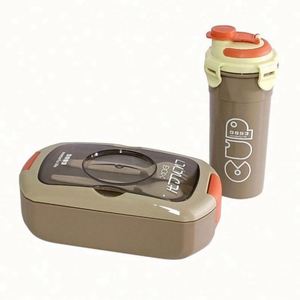 Lot de boîtes à lunch rectangulaires personnalisées écologiques pour enfants, sans BPA, micro-ondables, en plastique thermique, 8 compartiments – Cadeaux - Product Image 6