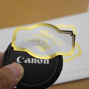 Benutzer definierte strukturierte Papier Relief Muster Weinflasche selbst klebende Etiketten für Whisky Wein - Product Image 4