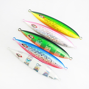 Señuelo <span class=keywords><strong>de</strong></span> Pesca Metálico Luminoso <span class=keywords><strong>de</strong></span> Alta Calidad 400g OEM para Pesca <span class=keywords><strong>de</strong></span> Lubina en Barco, Señuelo Black Fox - Product Image 6