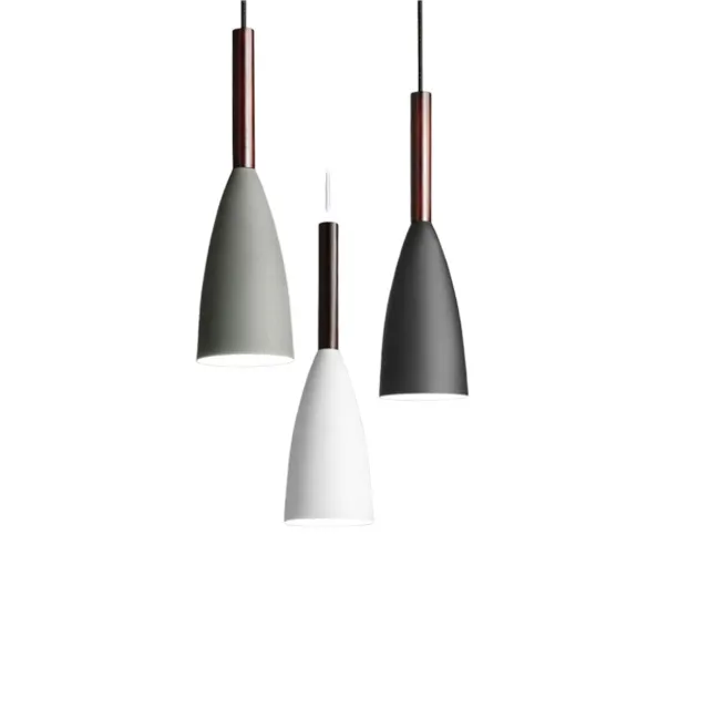 Скандинавская современная простая люстра для столовой, креативные лампы для столовой, арт-лофт, железный брусок, индивидуальное освещение