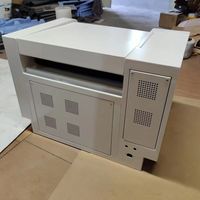 Fabrication sur mesure d'armoires et de kiosques en tôle d'acier inoxydable pour équipements d'automatisation, avec découpe laser, pliage et soudage