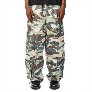 Custom Allover Printing Twill <strong>Cargo</strong> <strong>Work</strong> Pants for Men Oversized XL Mid Detachable Wide Leg Baggy Tactical Utility Camo <strong>Cargo</strong> - Product Image 4
