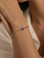 Joyería para Mujer, Nuevo Estilo Chino, Incrustaciones de Circonita, Cadena de Cuerda Roja, Brazalete Combinado, Chapado en Oro de 18K, Estilo Simple para Parejas