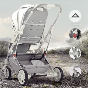 Cochecito de Bebé Ligero de Última Moda HONYON, con 4 Ruedas, Asiento Grande, Amortiguación de Impactos, Diseño Plegable para Niños de 3 Años, Hecho en China - Product Image 3
