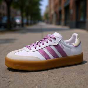 Chaussures Adidas Sambae pour femmes, couleur blanc nuage, d'occasion, authentiques, taille 8.5 - Product Image 2