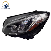 Modification et mise à niveau des phares pour Mercedes Classe C W205, 6000K, 4000 lumens, 36V, éclairage LED américain double transparent