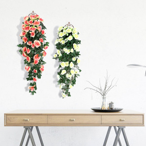 Guirlande murale de roses artificielles Fengmei, fleurs en soie, décoration intérieure, plante verte, art floral, décoration de la maison - Product Image 3