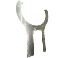 Support de positionnement à double bras en U en aluminium usiné CNC sur mesure, pièces usinées de précision, dessins de personnalisation, usinage