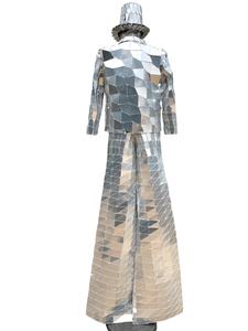 Disfraces de Zancos de Espejo Personalizados, Talla Única, Ropa de Actuación de <span class=keywords><strong>Flamenco</strong></span> con Cabezas de Animales del Zodiaco para Espectáculos Escénicos y Desfiles - Product Image 2