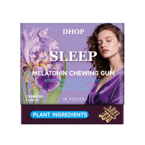 DHOP Melatonin gusi tidur manis suplemen stroberi permen karet untuk relaksasi tidur mendorong tidur & menenangkan suasana hati - Product Image 1
