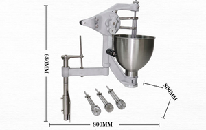 Máy Làm Bánh Rán Để Bàn Chạy Điện Máy Làm Bánh Rán Ngọt Loại Thủ Công - Product Image 4