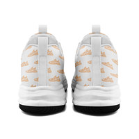 Chaussures décontractées de haute qualité avec logo personnalisé, respirantes, blanches, plateforme épaisse, baskets de skate, OEM ODM FN017